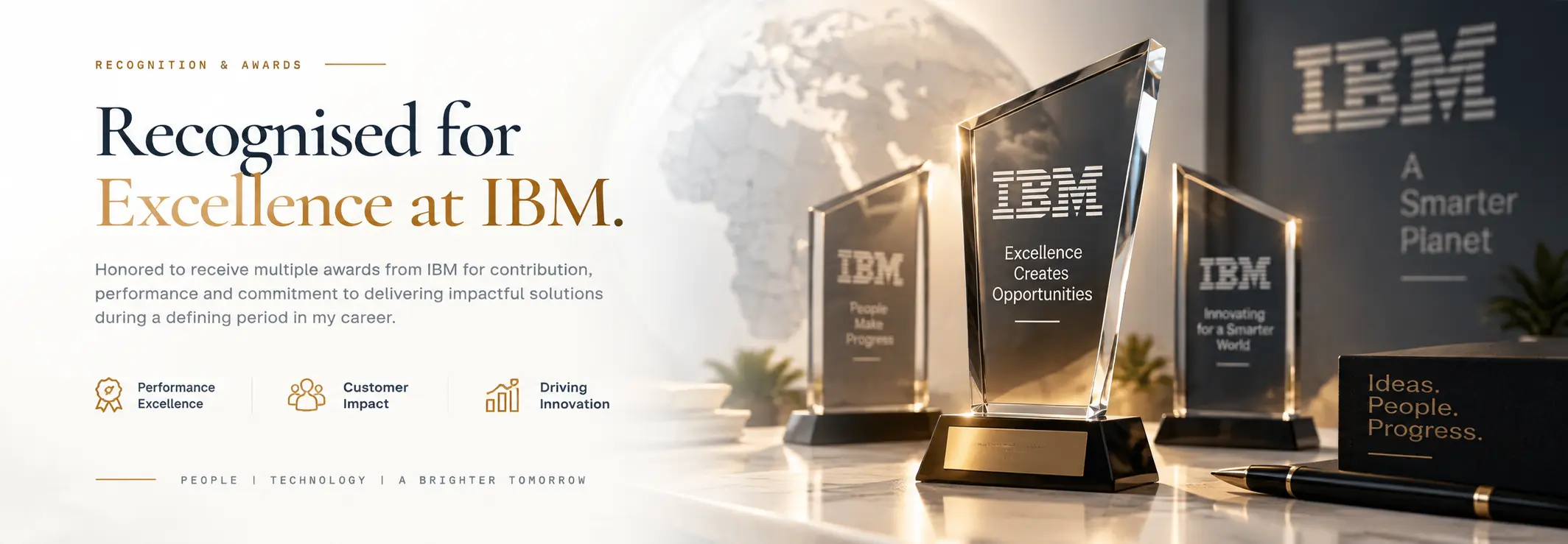 Recognised for Excellence at IBM