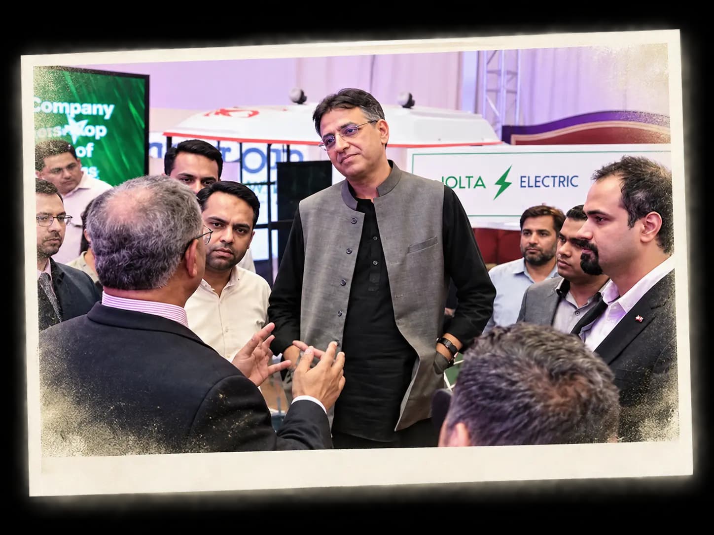 National leaders and policymakers discussing Jolta Electric mobility solutions