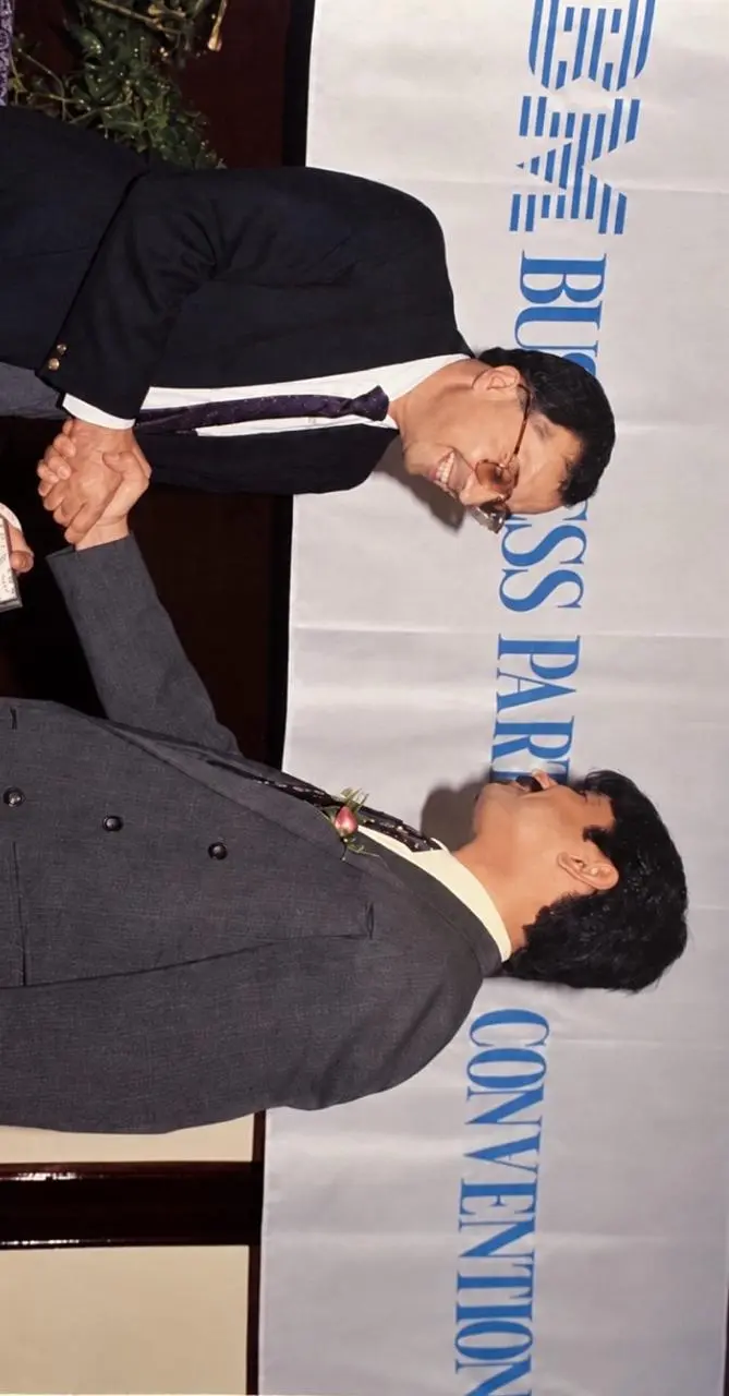 Irfan Ahmed at an IBM business event