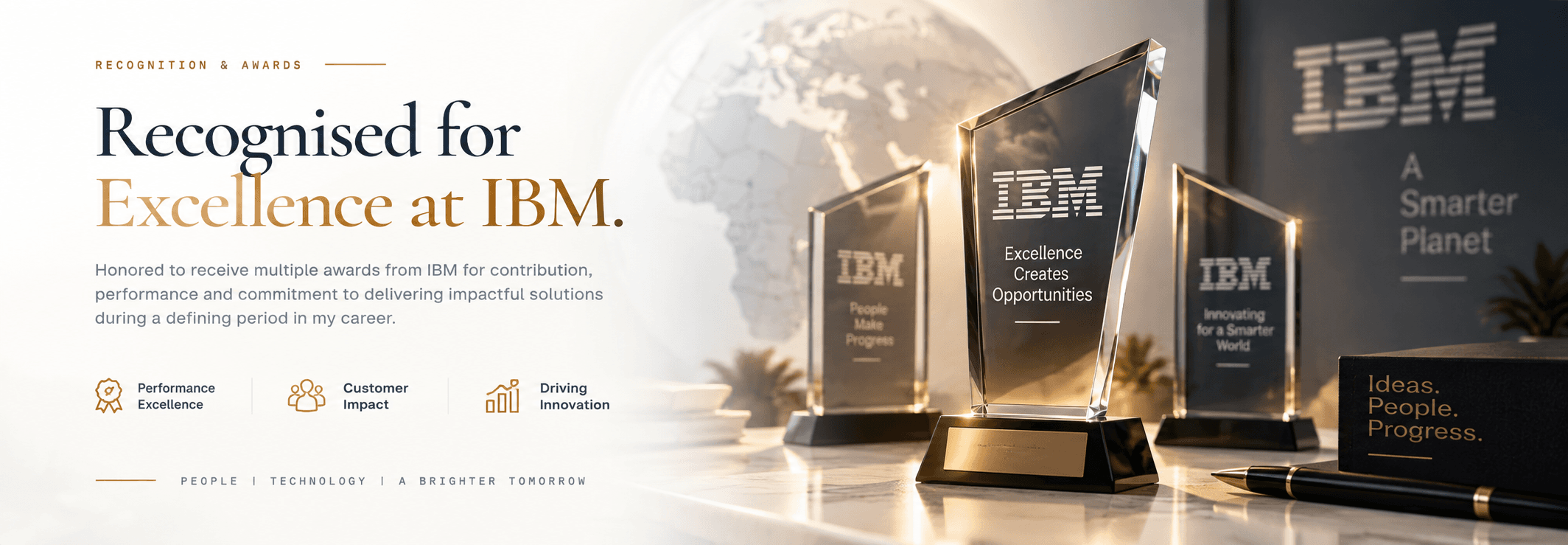 Recognised for Excellence at IBM