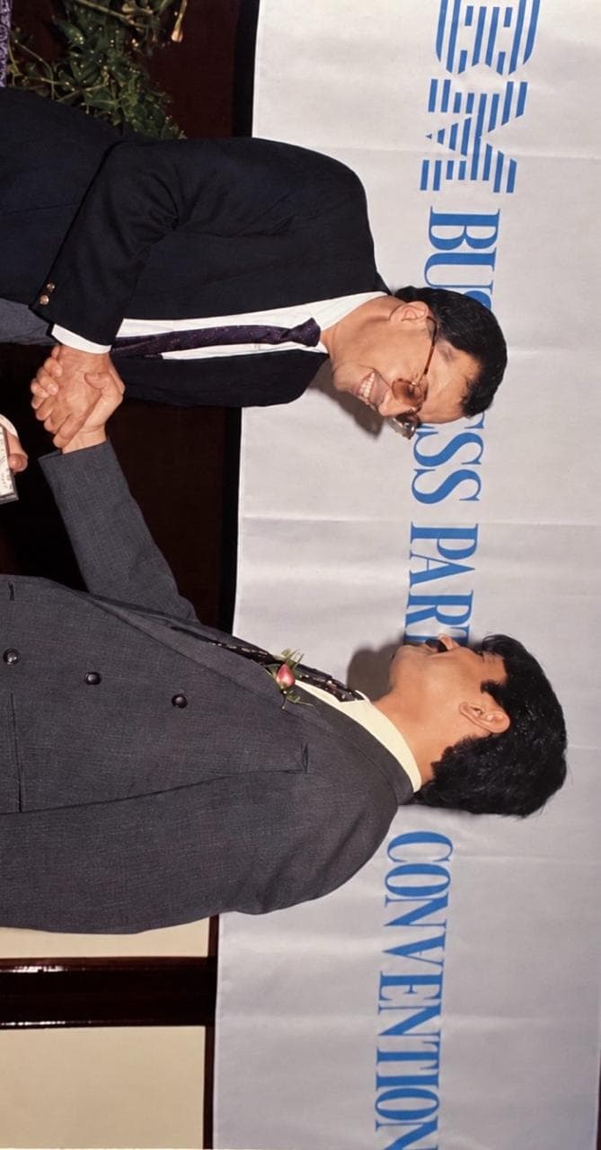 Irfan Ahmed at an IBM business event