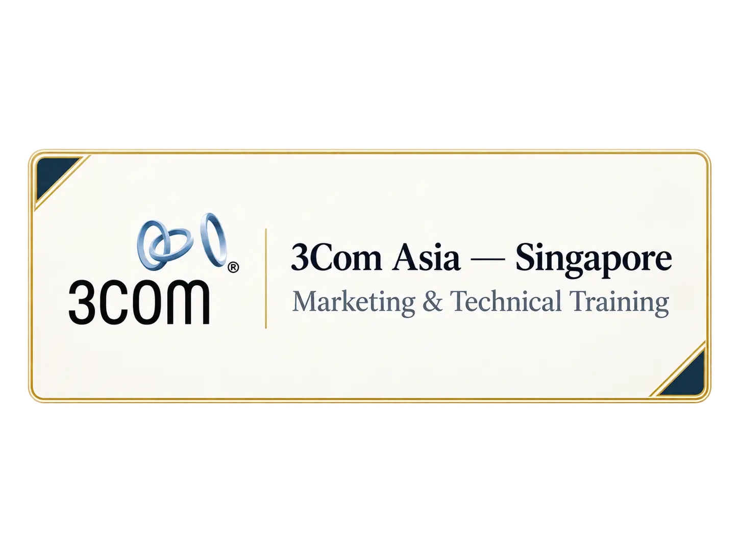 3Com Asia — Singapore professional learning record